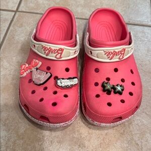 Barbie Pink Clogs with Charms